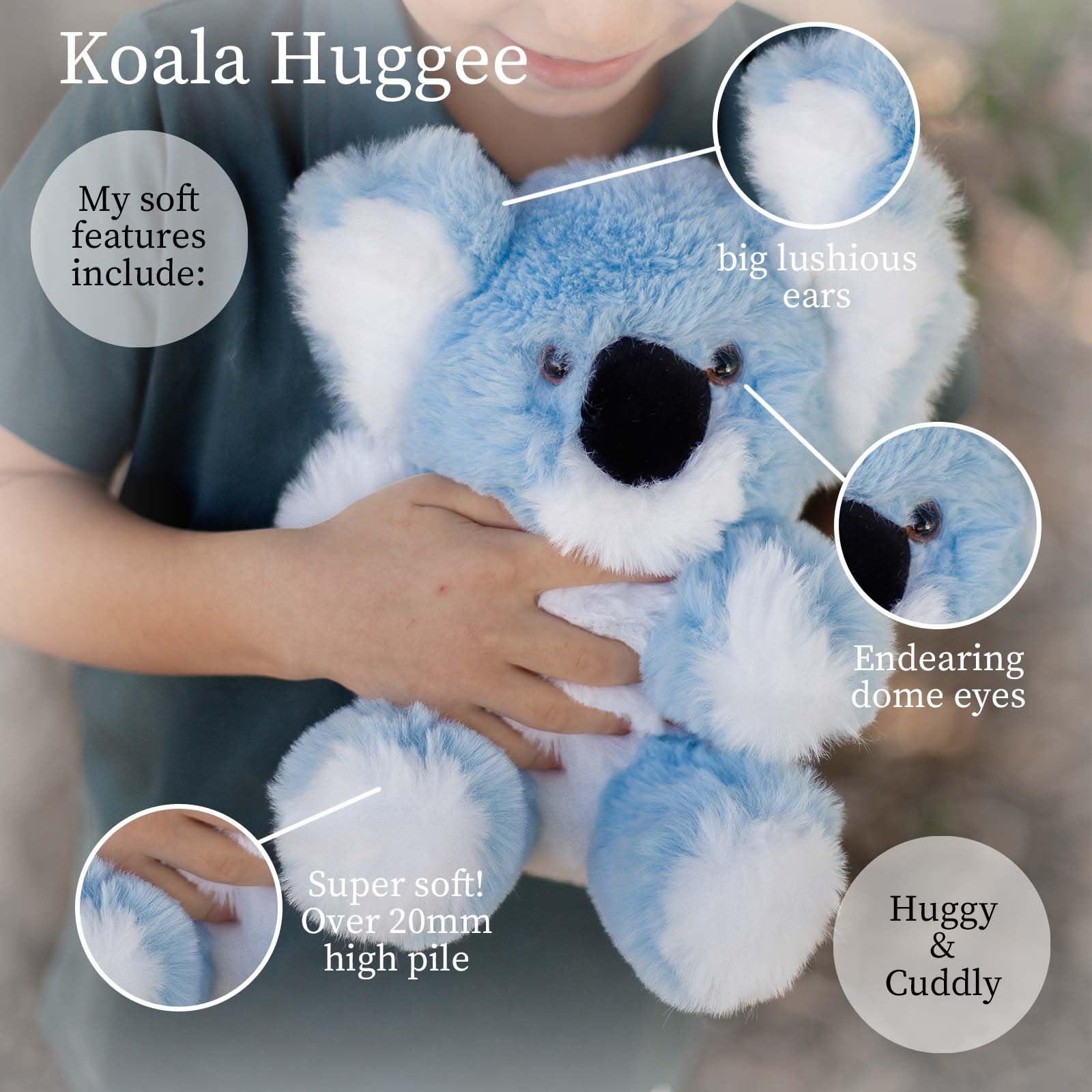 Amazon.com: World's Softest Small Blue Koala Stuffed Animal for