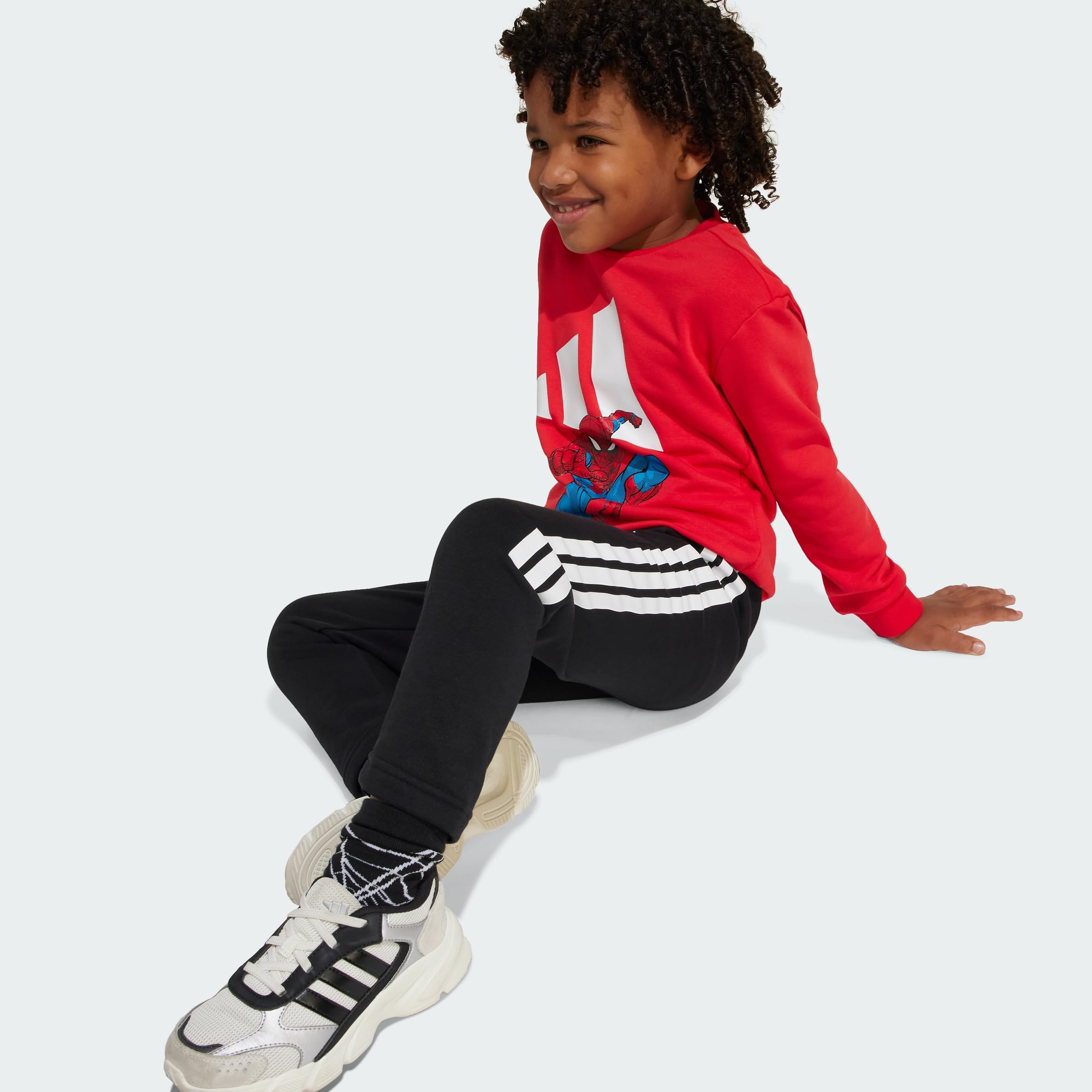 adidas Garnitury Uniseks - dzieci adidas Marvel Spider-Man Jogger Set Kids