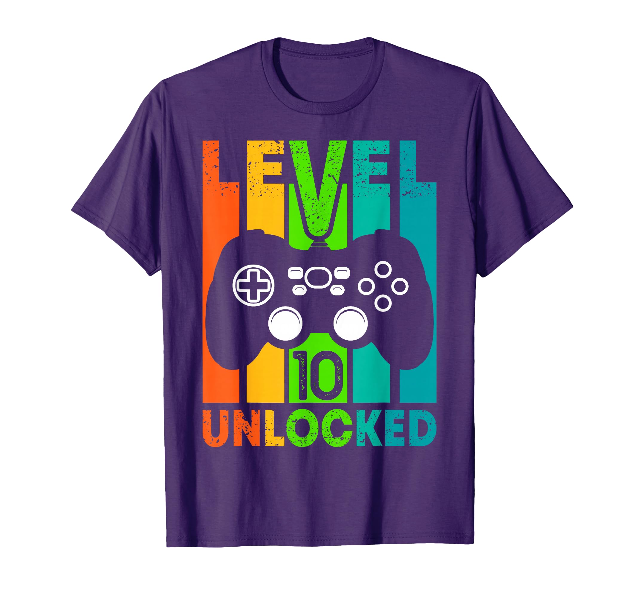 Birthday Gamer Boy or Gamer Girl - Level 10 Unlocked T-Shirt