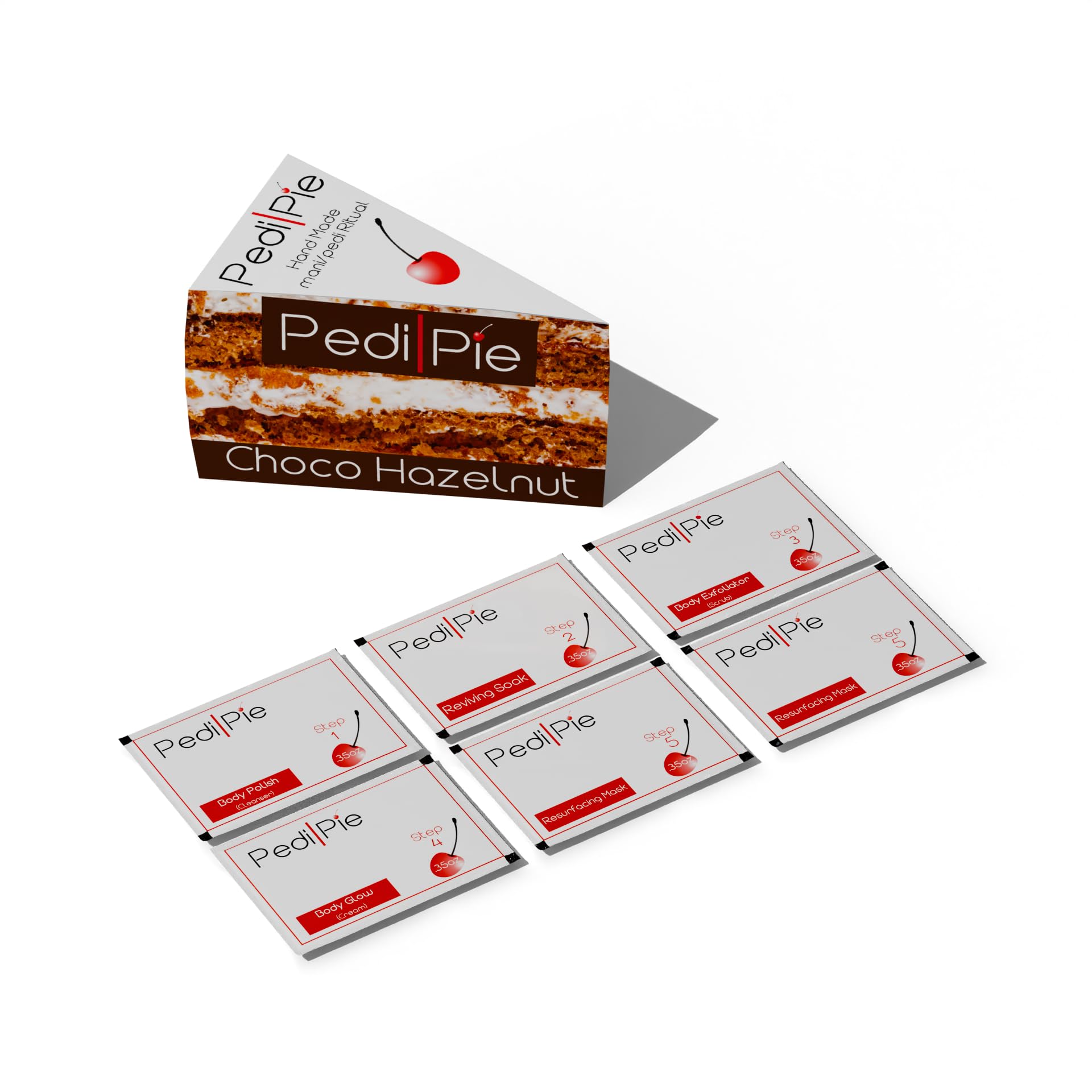 - Choco Hazelnut 5-Step Manicure & Pedicure Kit | Nourishing Hand & Foot Care Ritual | Cleanse, Exfoliate, Nourish & Restore | Warm Indulgent Fragrance | Pack of 5