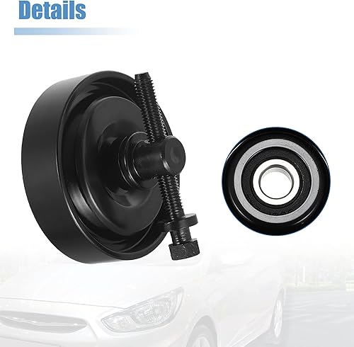 Miniatura 6 de X AUTOHAUX 97834-29010 Polea de tensión de la correa de transmisión del coche para Hyundai Accent Elantra Tiburon Tucson 1995-2012 para Kia Soul