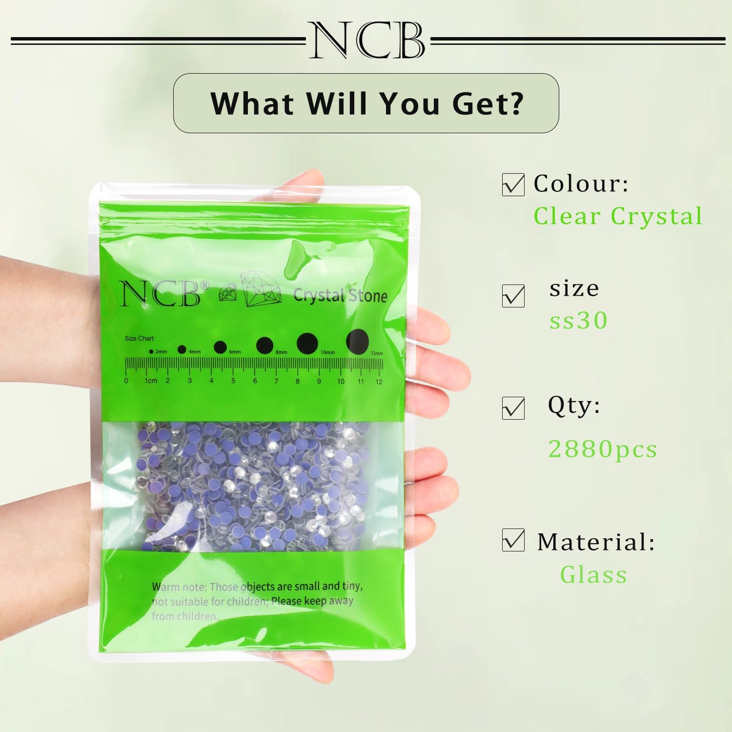 NCB 14400pcs Hotfix Crystal Rhinestones for Clothes Crafts, Hot Fix Bulk Flatback Crystals, Iron on Hotfix for DIY Decoration 100 Gross (Crystal AB, ss20/14400pcs)