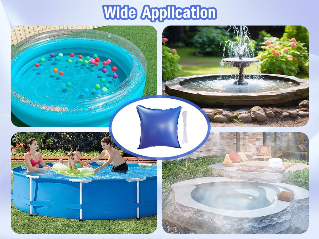 1.2 * 1.2M Plaza Cojín de Aire para Piscina,Cojín de Piscina,Piscina Aire Almohada,Piscina Aire Almohada Cojín,Cojines de Aire para Invierno,SPA,Piscina Inflable,Fuente,Piscina Pequeña