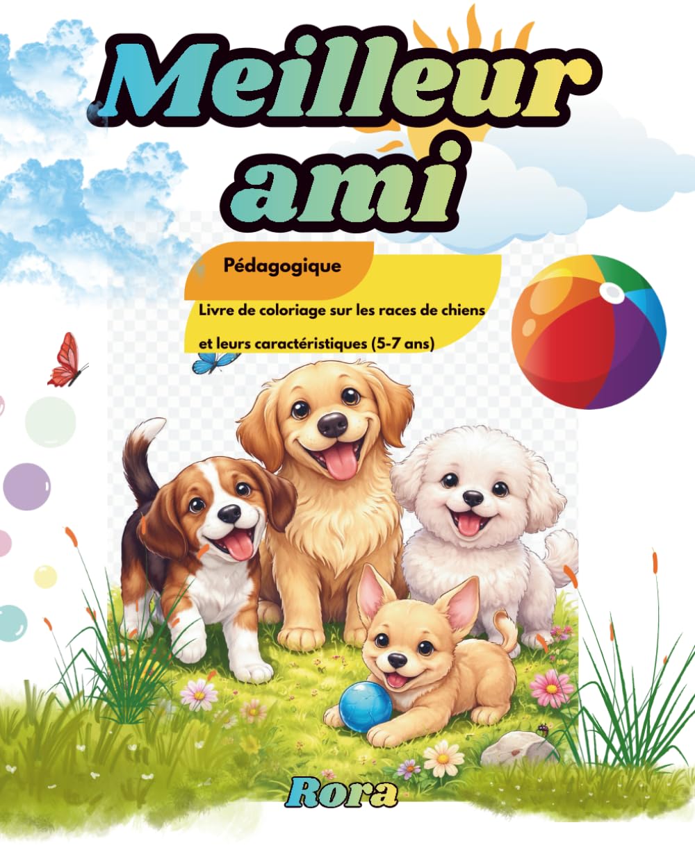 Meilleur Ami: Livre de coloriage éducatif sur les races de chiens et leurs caractéristiques (5-7 ans)