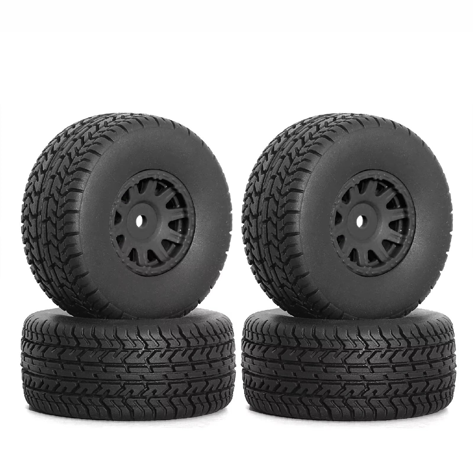 RC Pneumatici Ruote per 1:14 1:16 Cerchi Esagonali Universali in Gomma per Camion RC 4WD Telecomando Fuoristrada Accessori per Auto Parti