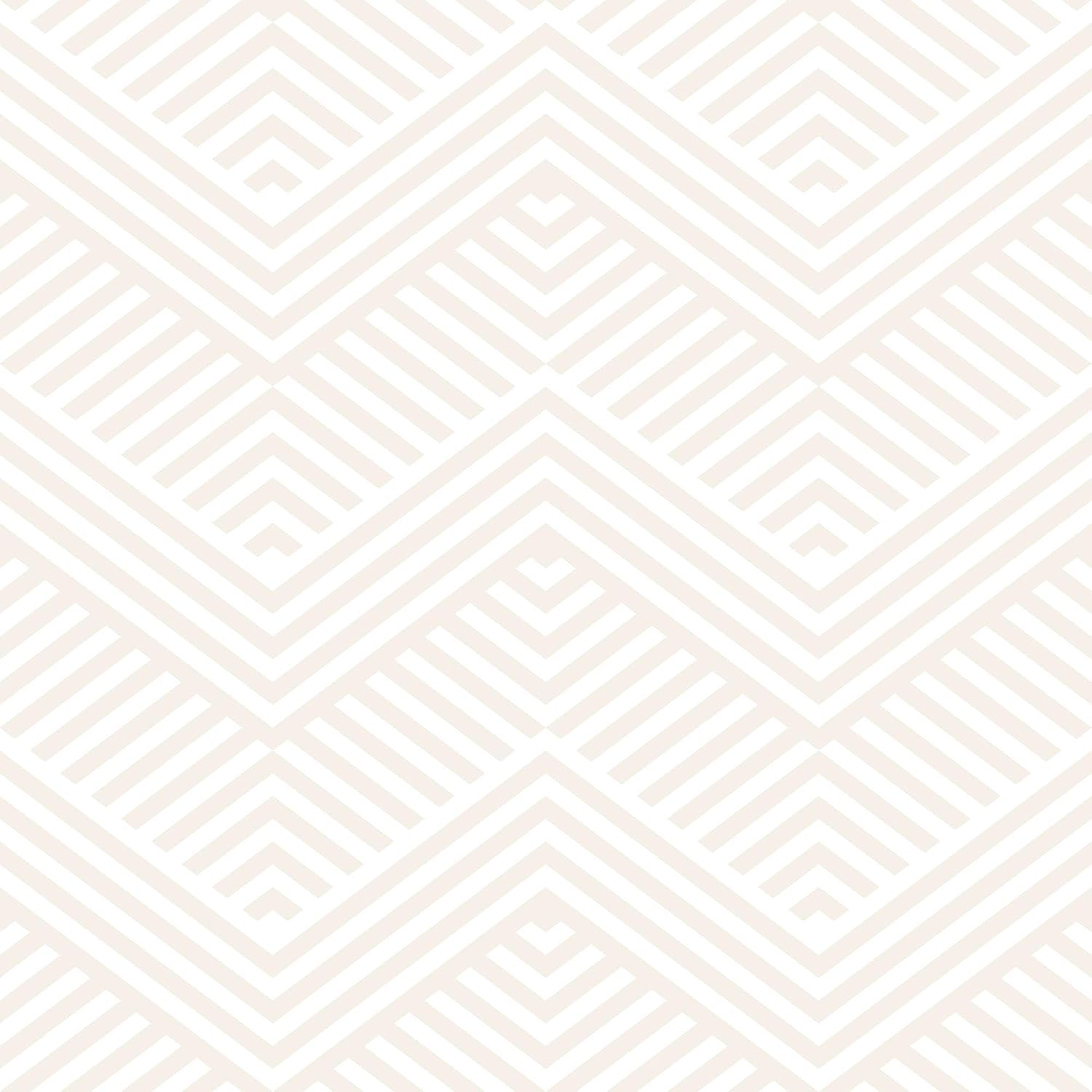 Walls By Me Peel and Stick Pink Chevron Removable Wallpaper 8731-2ft x 8.5ft (61x260cm)