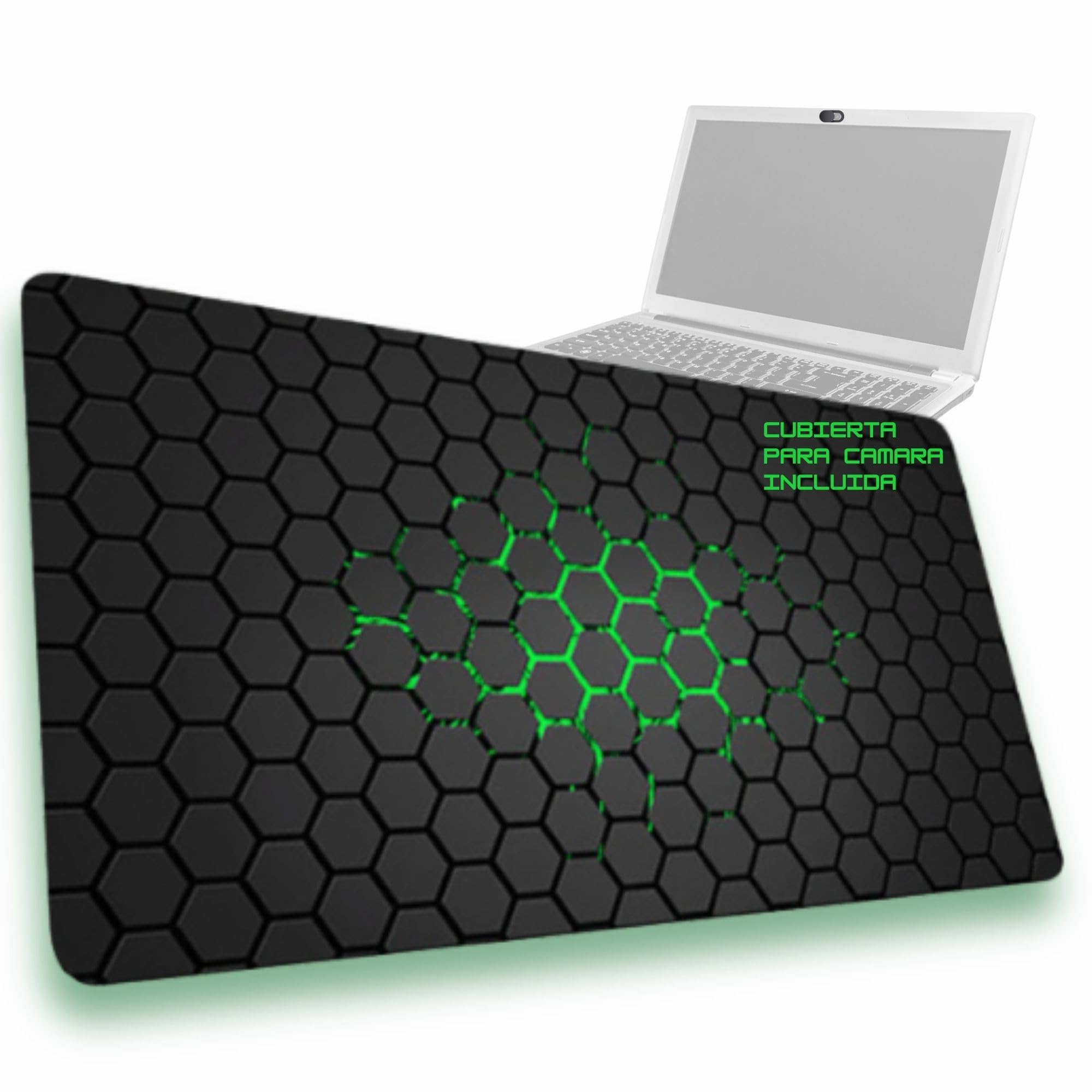 Alfombrilla Ratón Gaming, 800x300, Alfombrilla XXL, Tapete Rato XXL, Mouse Pad, Alfombra Escritorio, Mouse Pad Gaming, Alfombrillas Raton, Almohadilla Raton, con Cubierta Camara. (1 ud.)