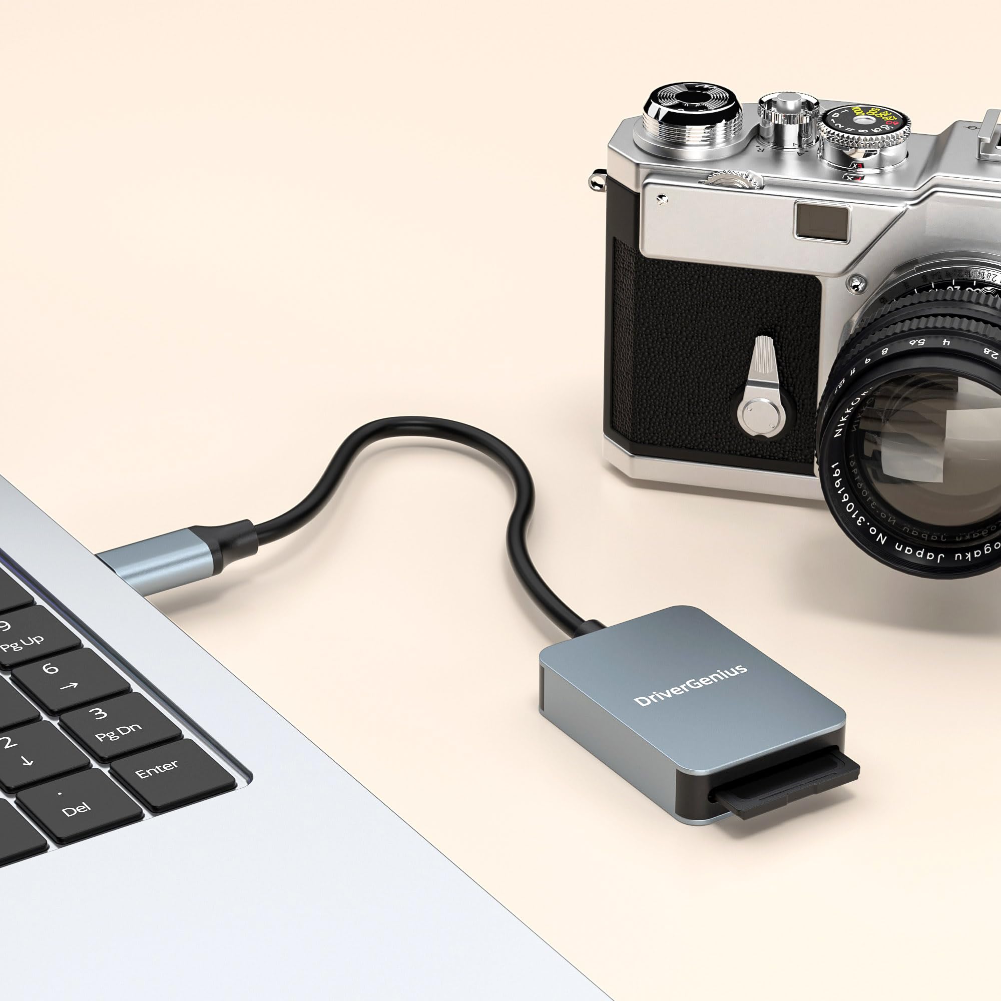 Lecteur De Cartes SD USB-C UHS-II V90/V60 - DriverGenius ProRead V9 - Haute Vitesse Jusqu'à 5 Gbps Pour Photographes Et Vidéastes - 2