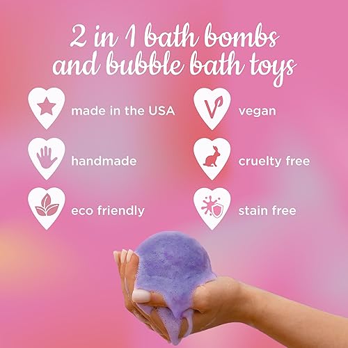 Vista 59 de Bombas de baño de superhéroes para niños con juguetes sorpresa en el interior (paquete de 6) - Bomba de burbujas grande para niños, niñas y niños