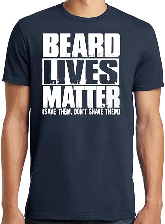 Funny Big and Tall Beard Lives Matter T-Shirt or Ugly Faux Christmas Sweater
