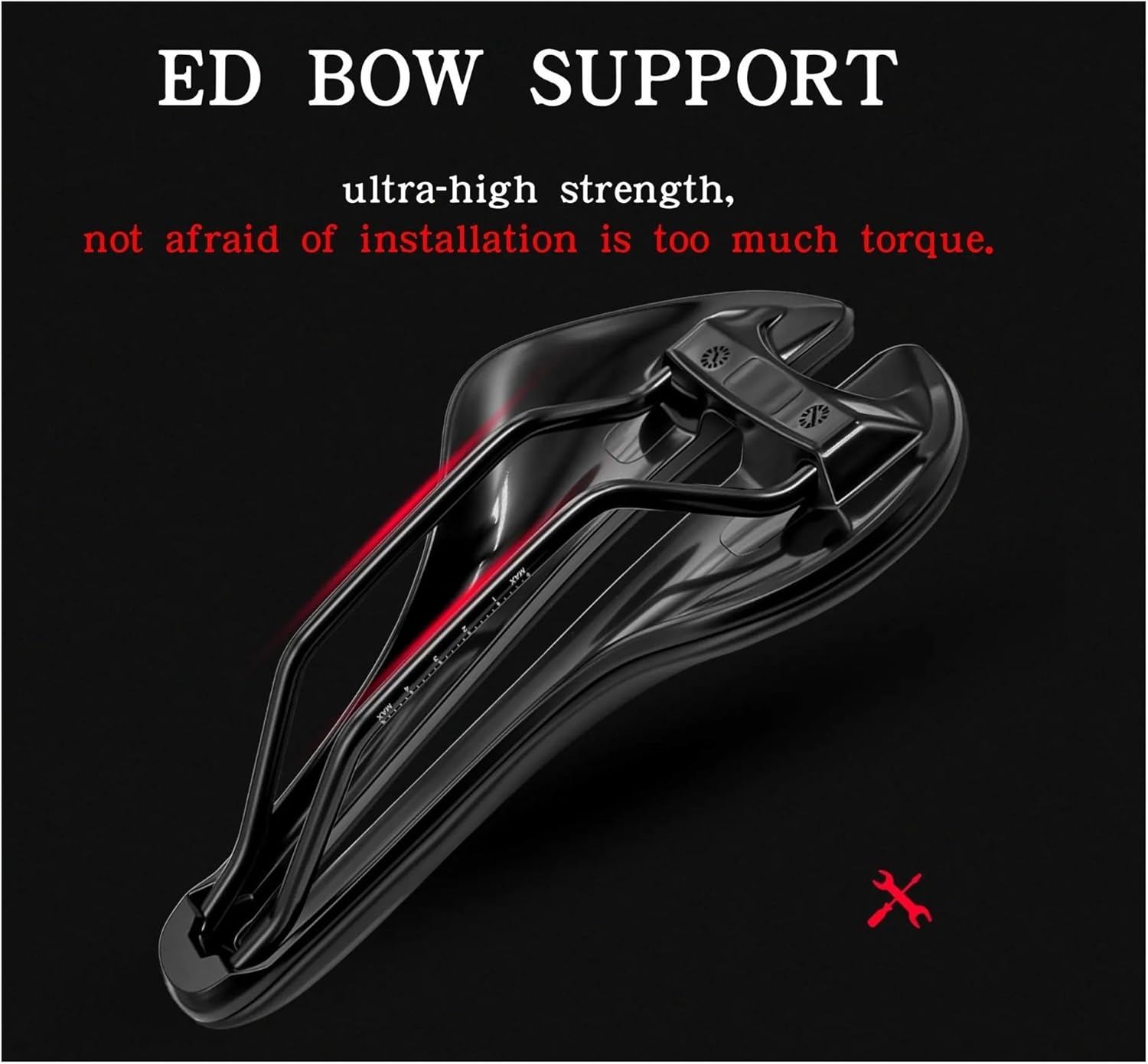 Competitive Road Bike Saddle - 315g Lightweight, Soft & Comfortable Seat for Road Riding Accessories