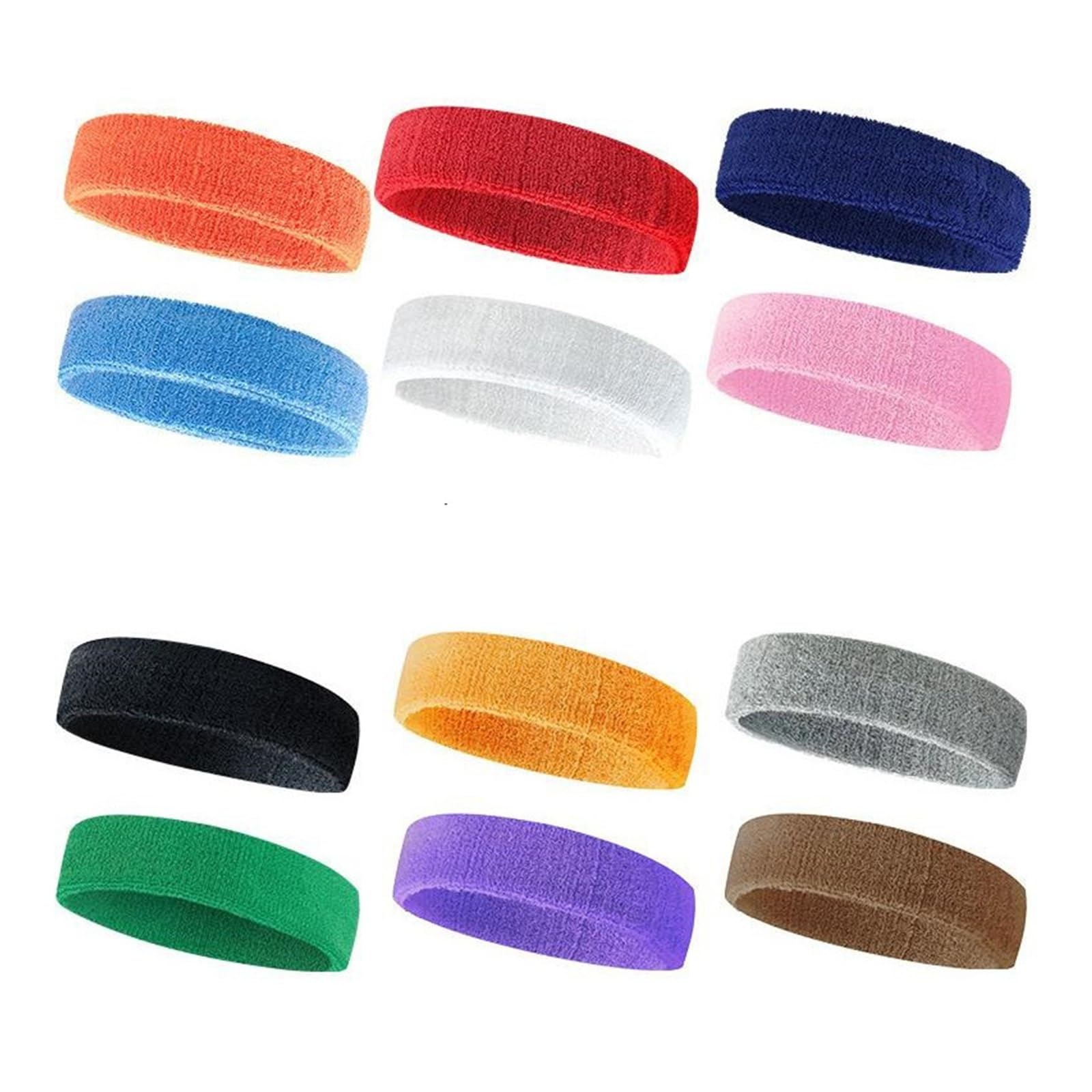 Material de Toalla Sólido Grueso Correr Ciclismo Banda for el Sudor Deportiva al Aire Libre