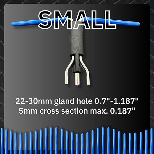 Miniatura 9 de Kit King - Juego de herramientas para instalar sello de cañas - Juego de herramientas para instalación, molinete, taza en U, hidráulico, 5 unidades