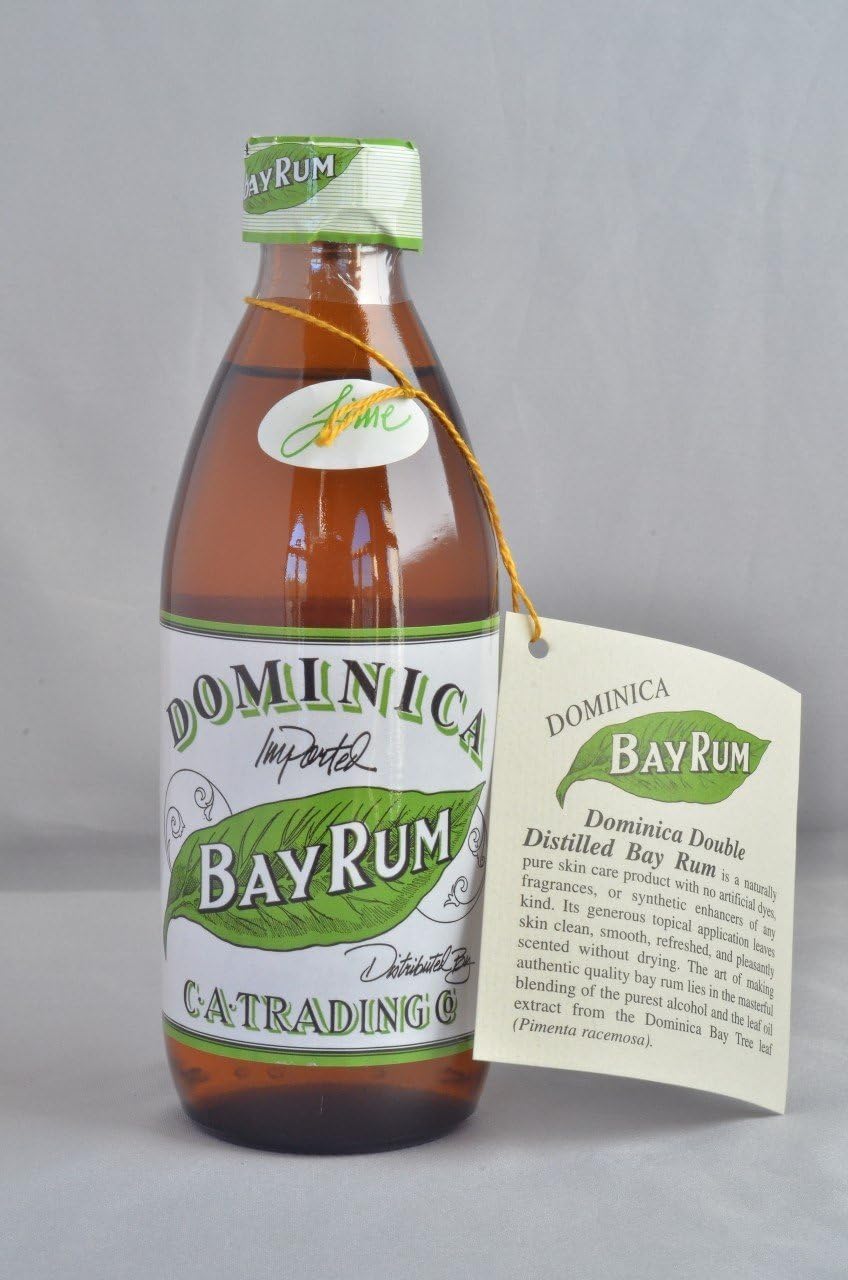 Dominca Double Distilled Bay Rum, Lime, Splash, 10.0 Oz