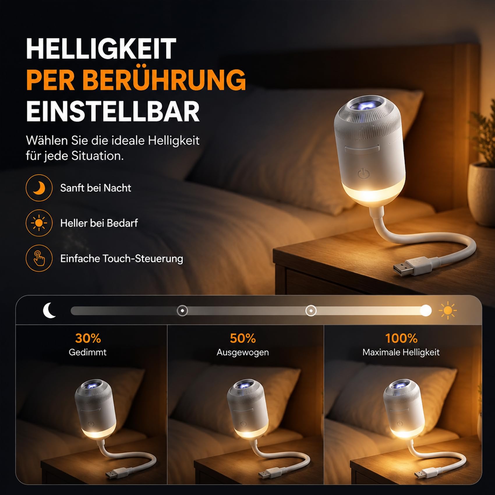Comauo Night Light Projector, 2-In-1 Plug-and-Play HD Star Projector, Smart Holografischer 5D Sternen- & Ozeanprojekt, Eine Reihe Von Projektionsfolien mit Einstellbarer Helligkeit (Mit 24 Filmen)