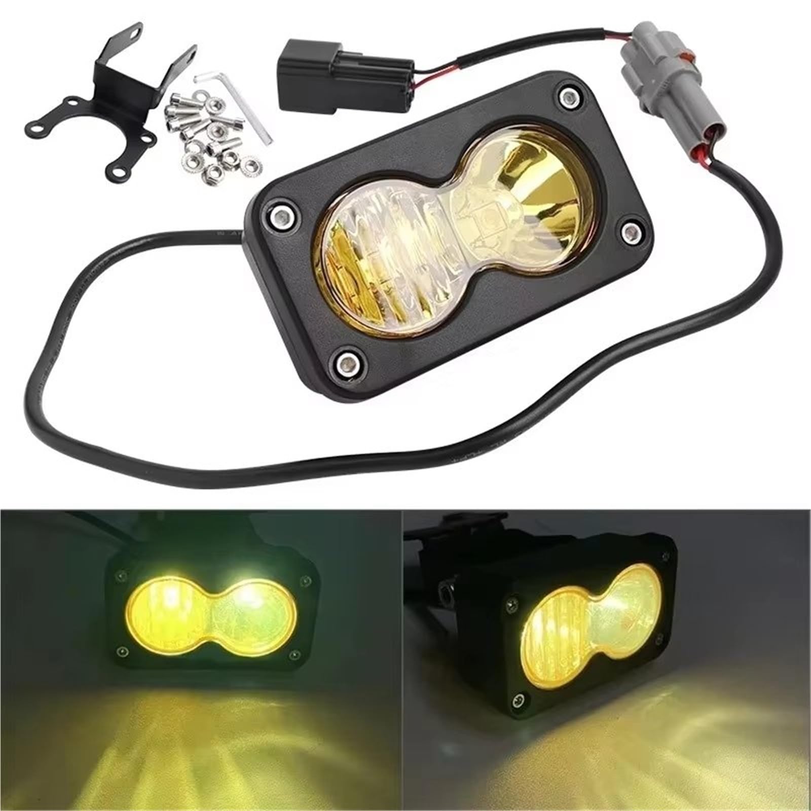 LED Fendinebbia Pod Universale Per Interruttore Fari LED Da 20 W Per Kit Combinato Faro Moto
