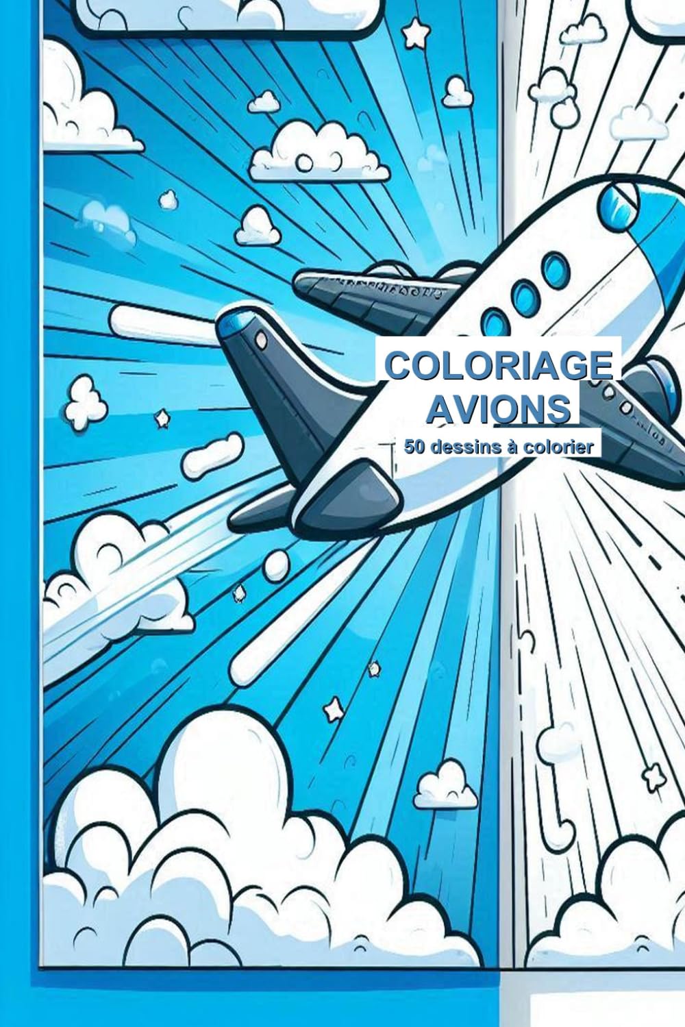 Coloriage Avions: 50 dessins à colorier