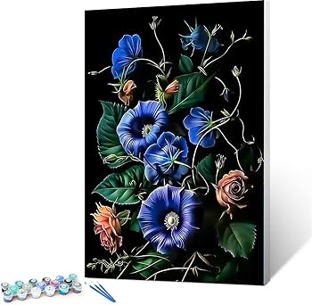 Amazon.com: Velvet Paint by Number for Adults kit Predrawn Canvas Amazon.com: Velvet Paint by Number for Adults kit Predrawn Canvas