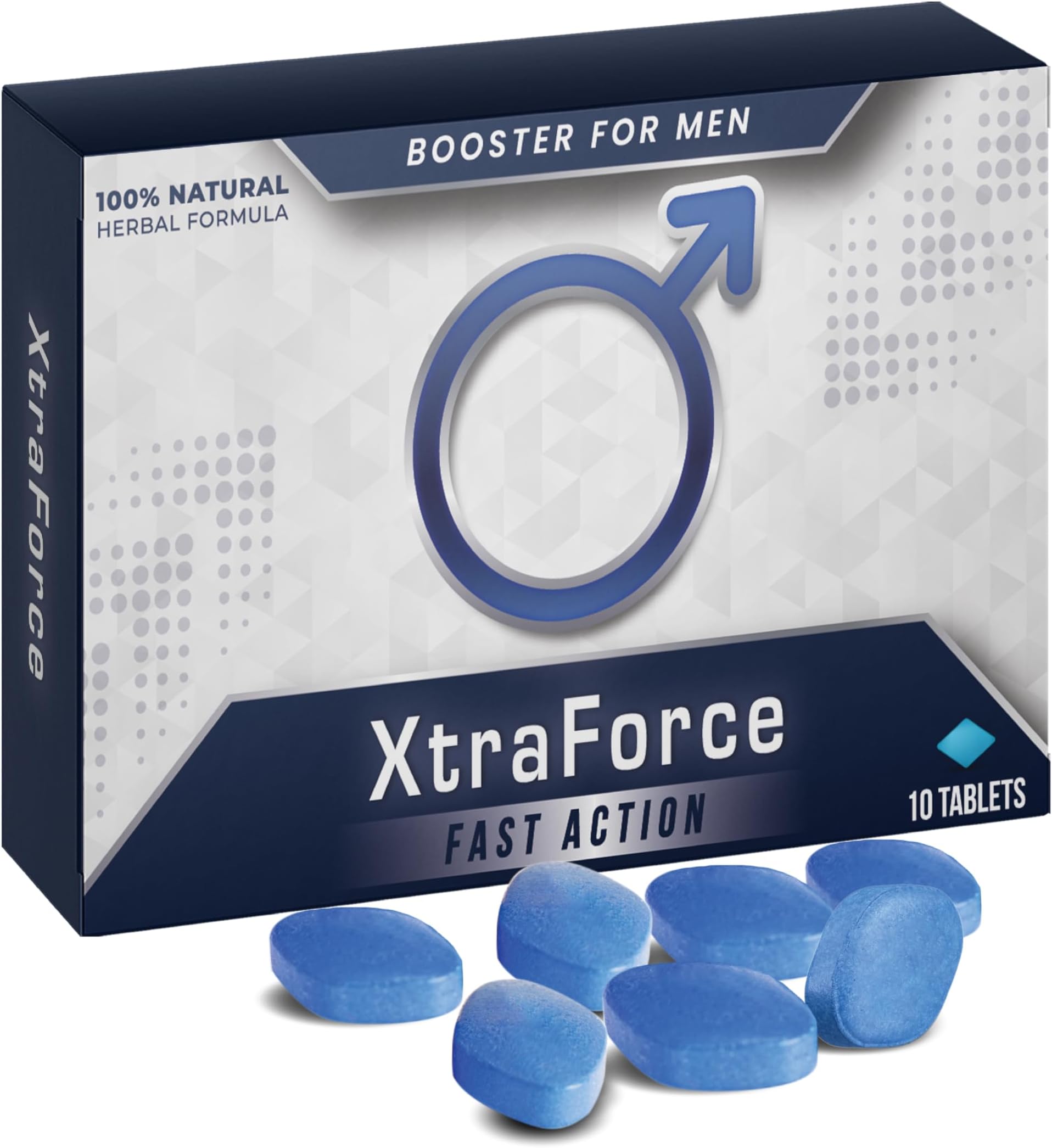 XtraForce | Fast Action | 10 Tablets | Ginseng | Manufactured in The UK