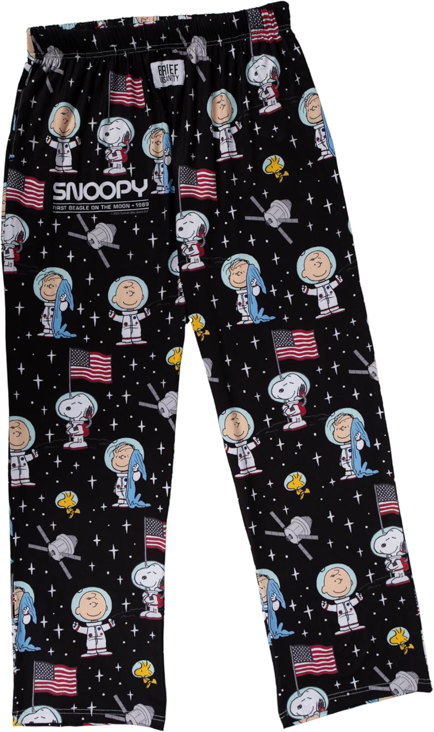 Collections Etc Unisex Snoopy Take Me to The Beach Lounge Pants Multi-Colored X-Large - Image 5