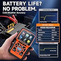 Vista 4 de Upgraded of NT301, 2-in-1 FOXWELL NT301 Plus OBD2 Scanner Car Battery Tester, Professional Code Reader Check Engine Diagnostic Scanner Tool, 12V