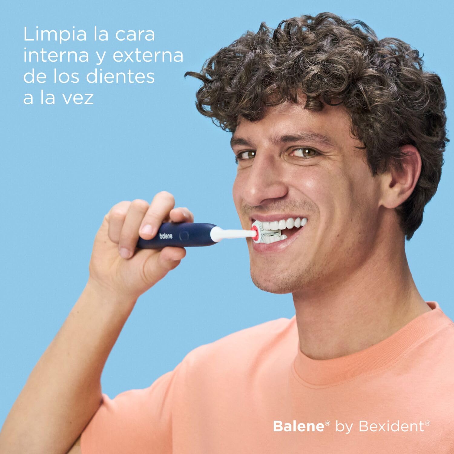 ISDIN Balene by Bexident® Duotech Recambio Cabezal Dureza Media (2 unidades) | Limpia la Cara Interna y Externa de los Dientes a la Vez (Paquete de 4)