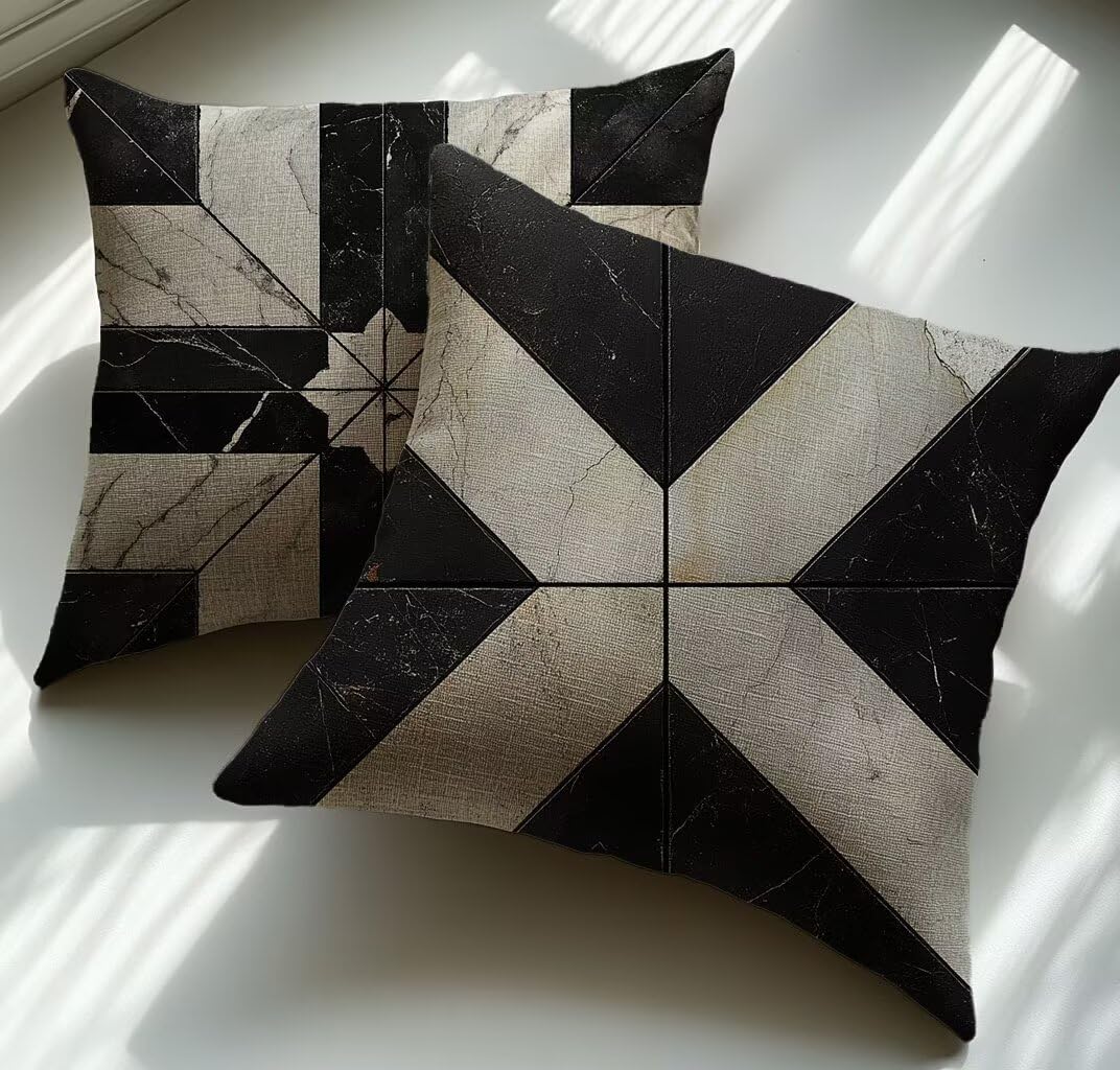 Coussin exterieur impermeable et dehoussable 55x55 noir lot de 2 housses de canape