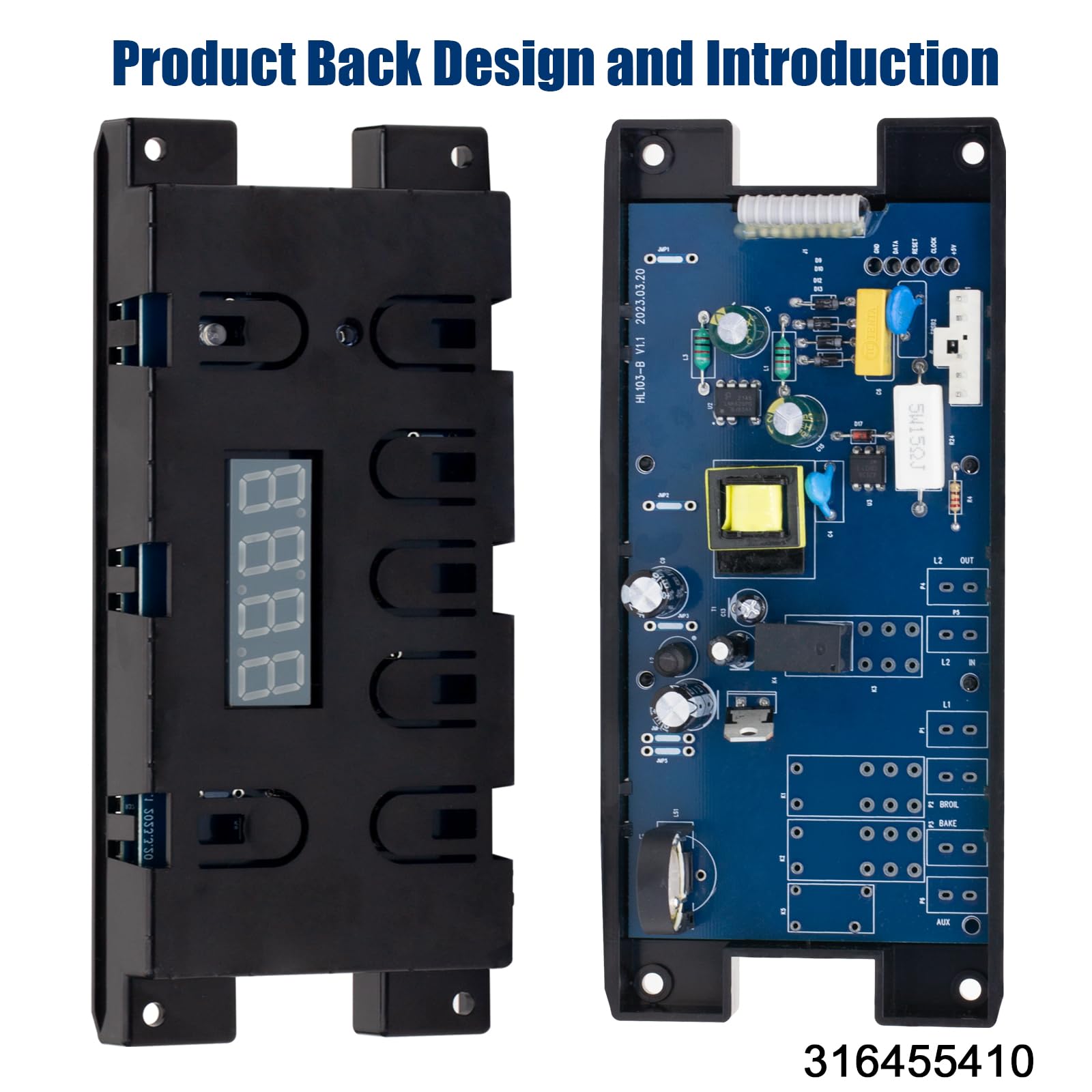 Amazon.com: 5304518661 316455410 Oven Range Control Board for  