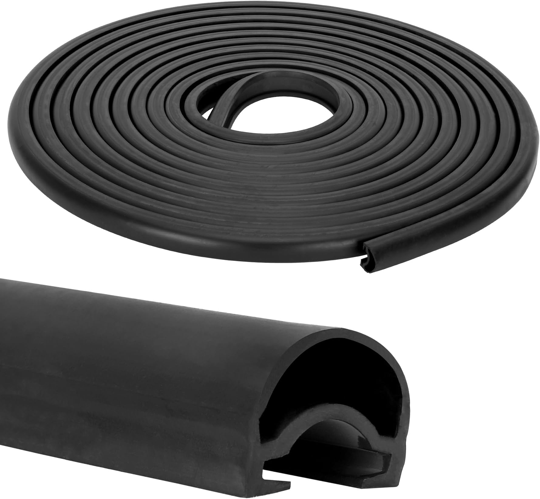 RV Slide Out D-Seal Black Rubber Weatherstrip Exterior Molding Trim 1 ...