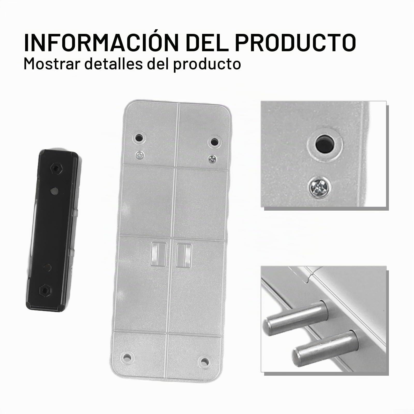 Cerradura de Puerta Invisible Inteligente Cerradura de Seguridad electrónica con Control de aplicación Tuya y desbloqueo de Tarjeta para Puertas de Madera Prevención de Ladrones en Interiores