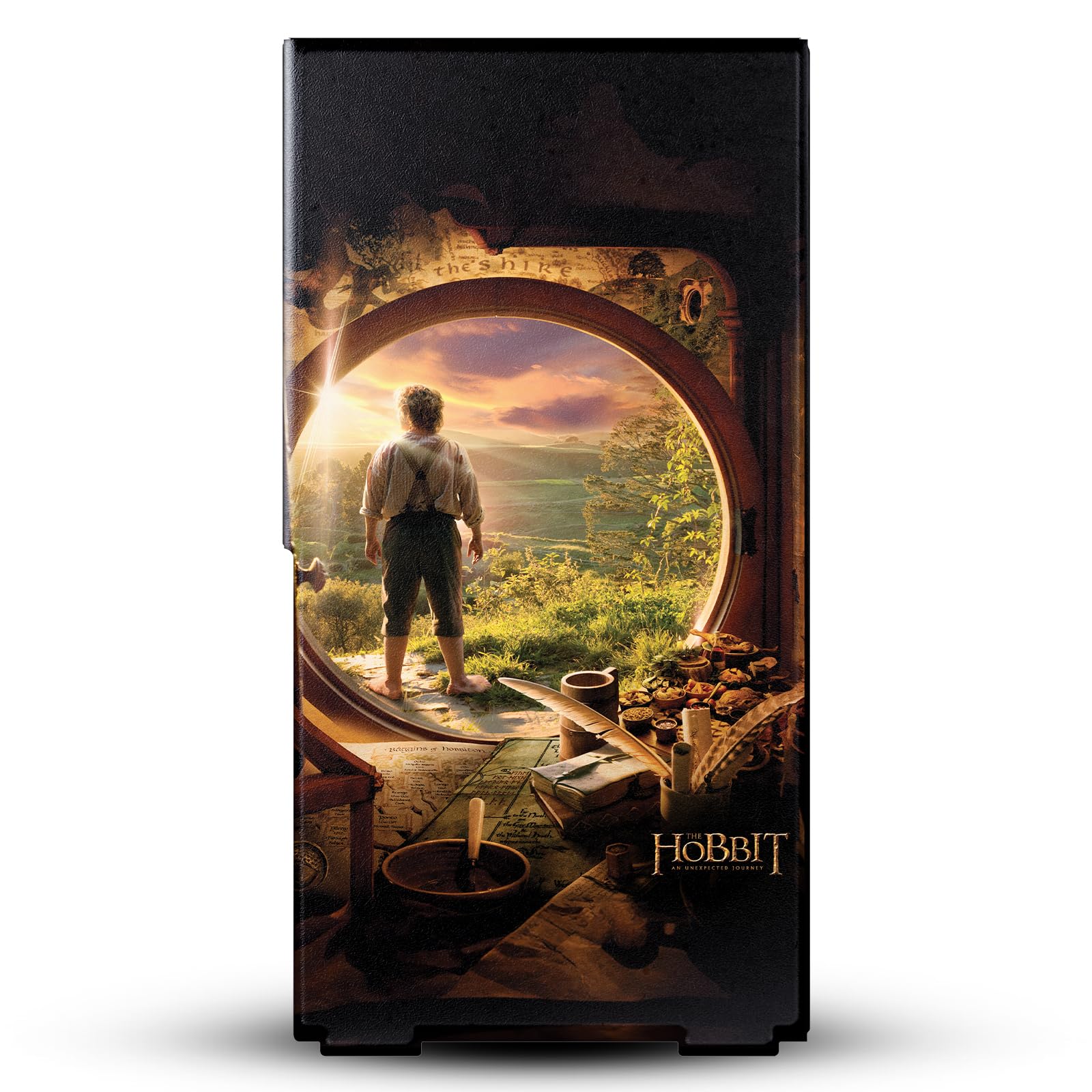 Head Case Designs Offizielle The Hobbit An Unexpected Journey Hobbit in der Tür Schluessel Kunst Spielekonsolen Wickeln kompatibel mit Xbox Series X