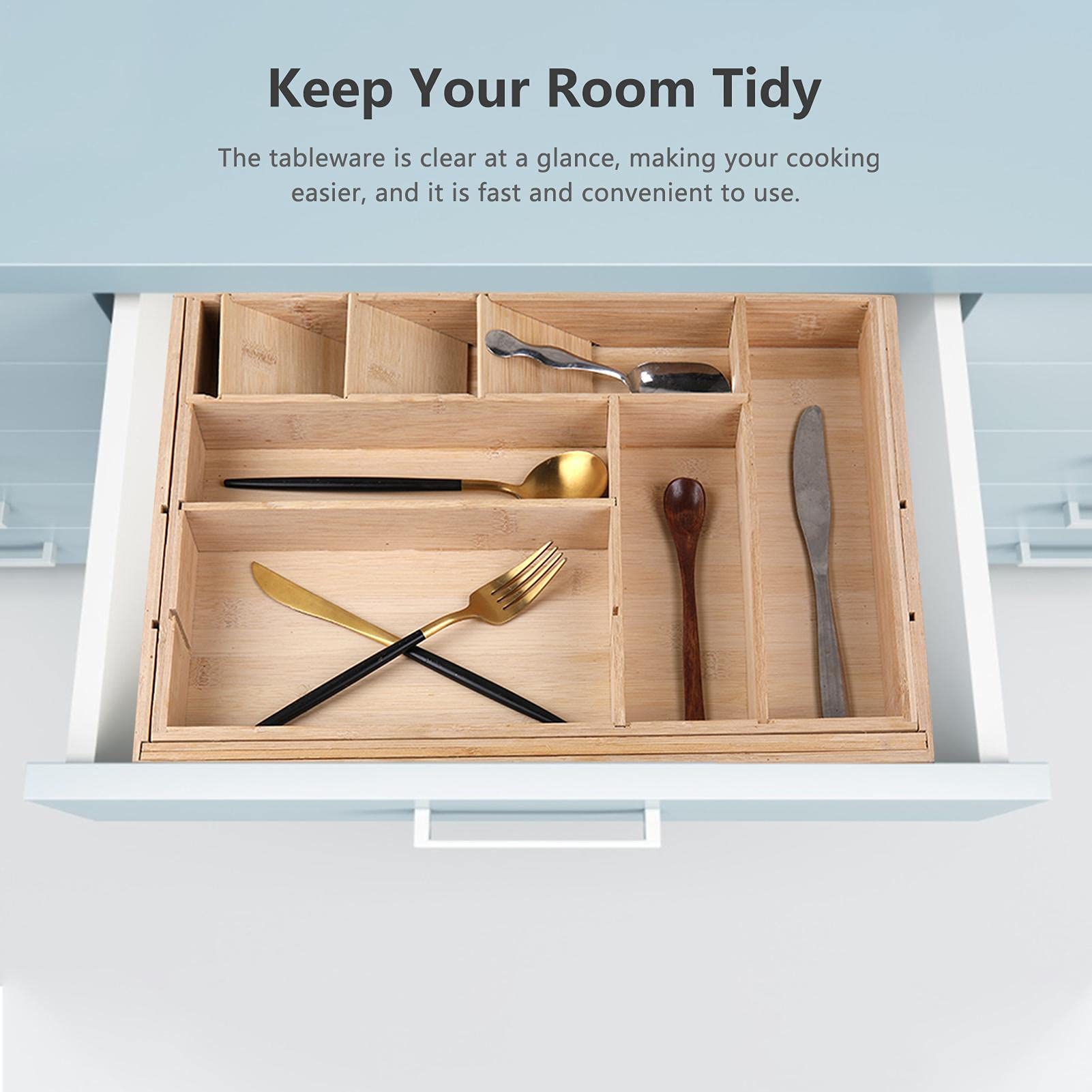 カトラリー収納トレー　引き出し収納用　カトラリー収納ケース Amazon｜SAICOOS 引き出しカトラリー収納トレー キッチン収納 食器収納