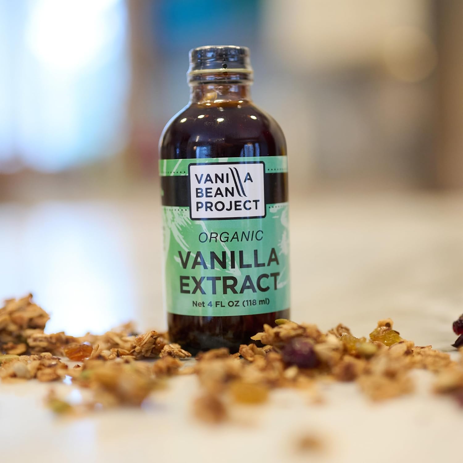Organic Vanilla Extract | Pure Vanilla Bean Perfect For Cooking and Baking | Vanilla Bean Project | 8 Ounce