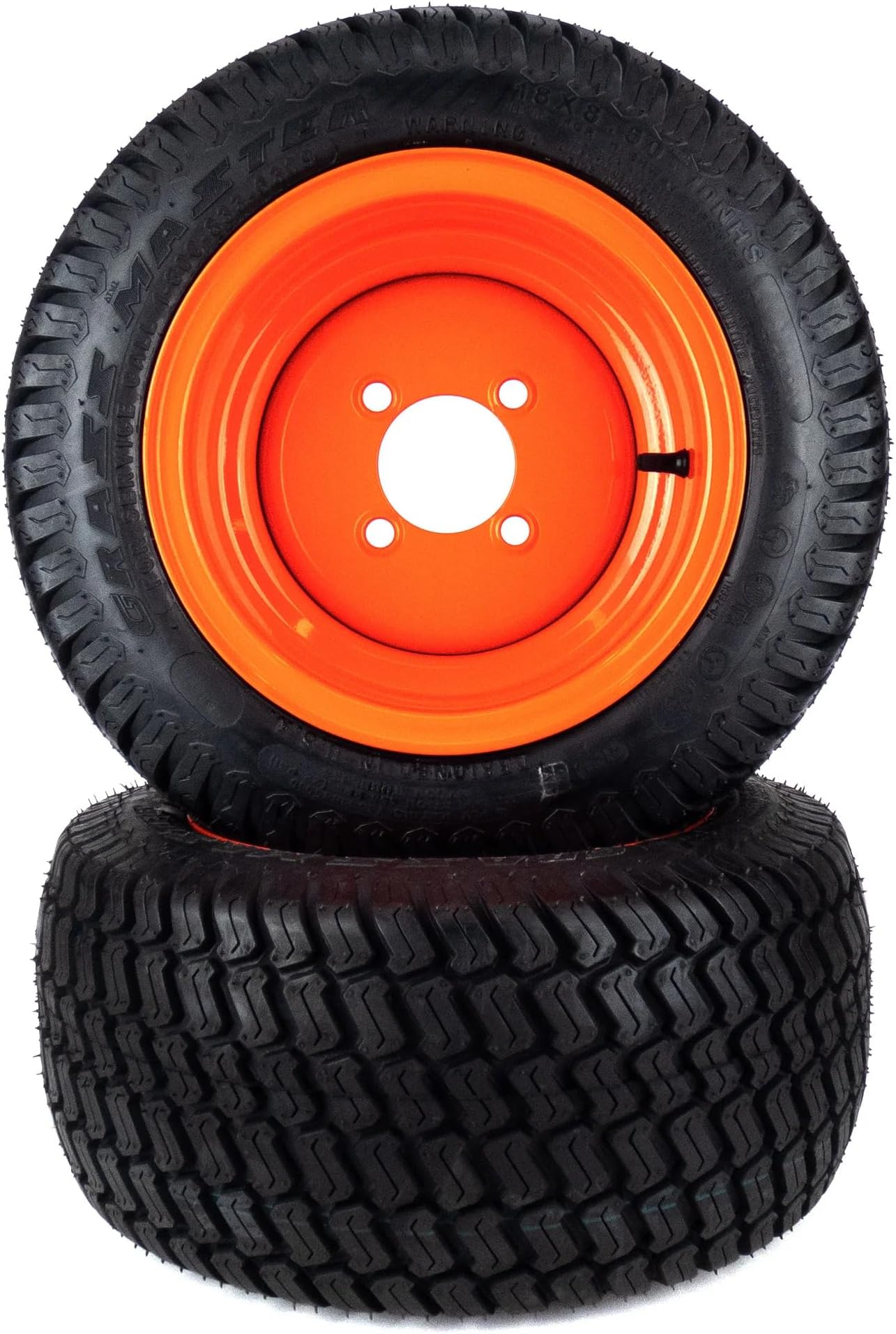 (2) Turf Tire Assemblies 18x8.50-10 Fits Kubota BX Series K2581-18100