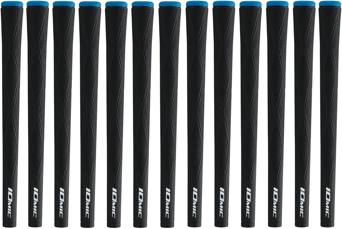 Iomic X-Evolution 2.6 Golf Grip Bundle (13 Piece), Black/Blue Cap