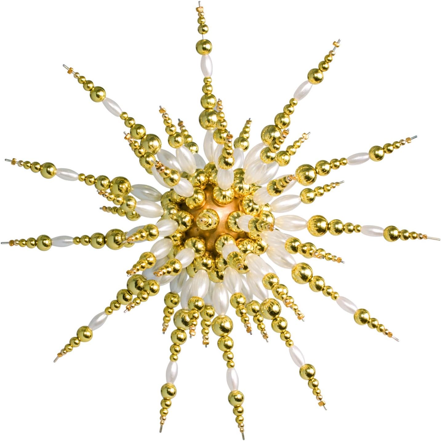 Zauberperle Dimensions: Pearl Star Bead 55501 tianya Golden Star