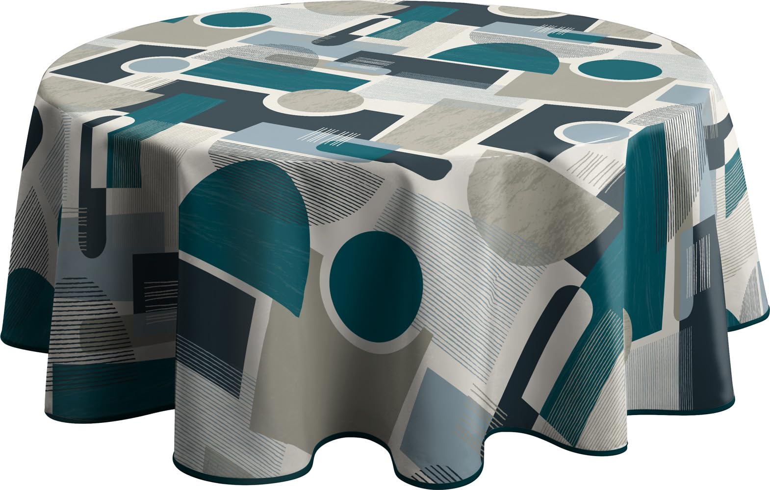 Le linge de Jules Toronto Stain Resistant Tablecloth Round 160cm