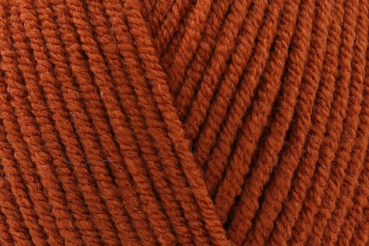 Sirdar Snuggly Replay DK Crochet Yarn, Acrylic Cotton Blend Double Knitting Wool for Cardigans, Dresses, Sweaters - 50g Balls - Base Camp Brown (125) - Pack of 5