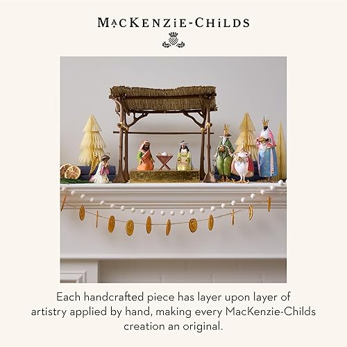 Vista 12 de MACKENZIE-CHILDS Patience Brewster - Figura de Belén de Navidad, decoración del hogar, Frank the Camel