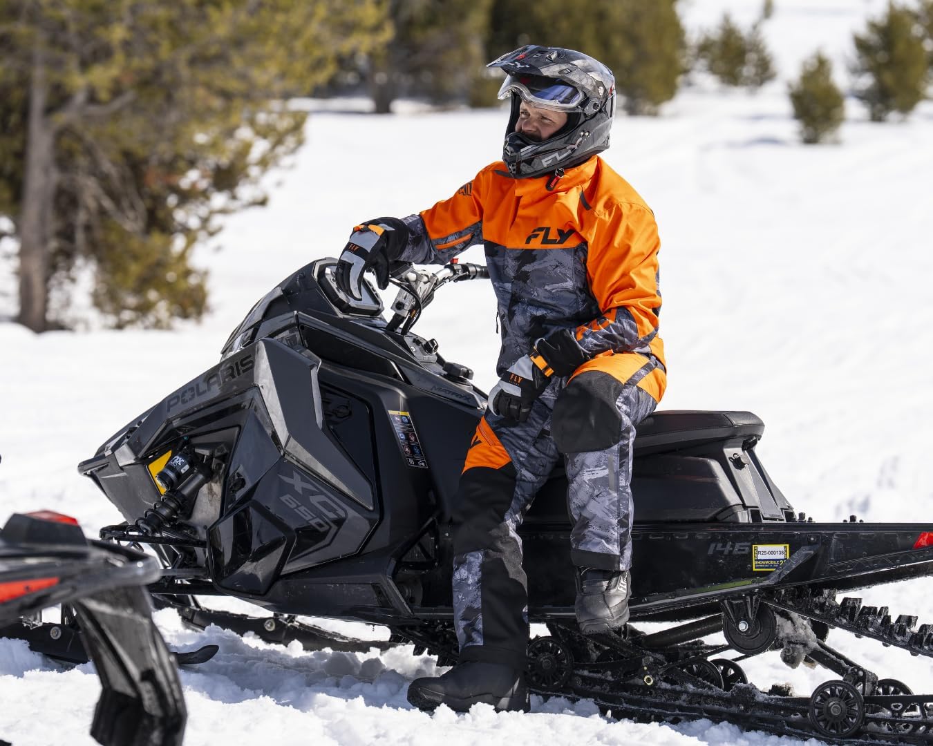 Fly Racing SNX Pro Gear Set – Men’s Waterproof Jacket & Bibs with Removable Liners, Vented, Breathable, Reflective Snow Suit