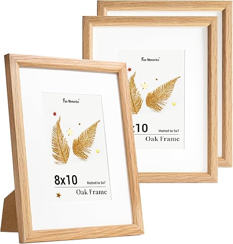 Miniatura 403 de Fun Memories Portarretratos de metal de 16 x 20 pulgadas con paspartú de 11 x 14 pulgadas, acabado de aluminio cepillado, parte delantera de vidrio