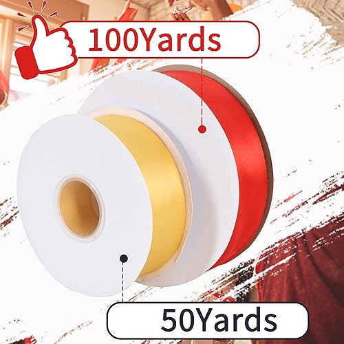 Vista 12 de TONIFUL - Listón de satén de color liso, para envolver regalos, sillas, día de San Valentín, boda, fiesta de cumpleaños, cabello, costura floral, 1