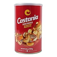 Vista 11 de Castania Nueces mixtas libanesas, mezcla extra con pistachos, almendras, anacardos, avellanas, cacahuetes, semillas de calabaza, maíz y garbanzos