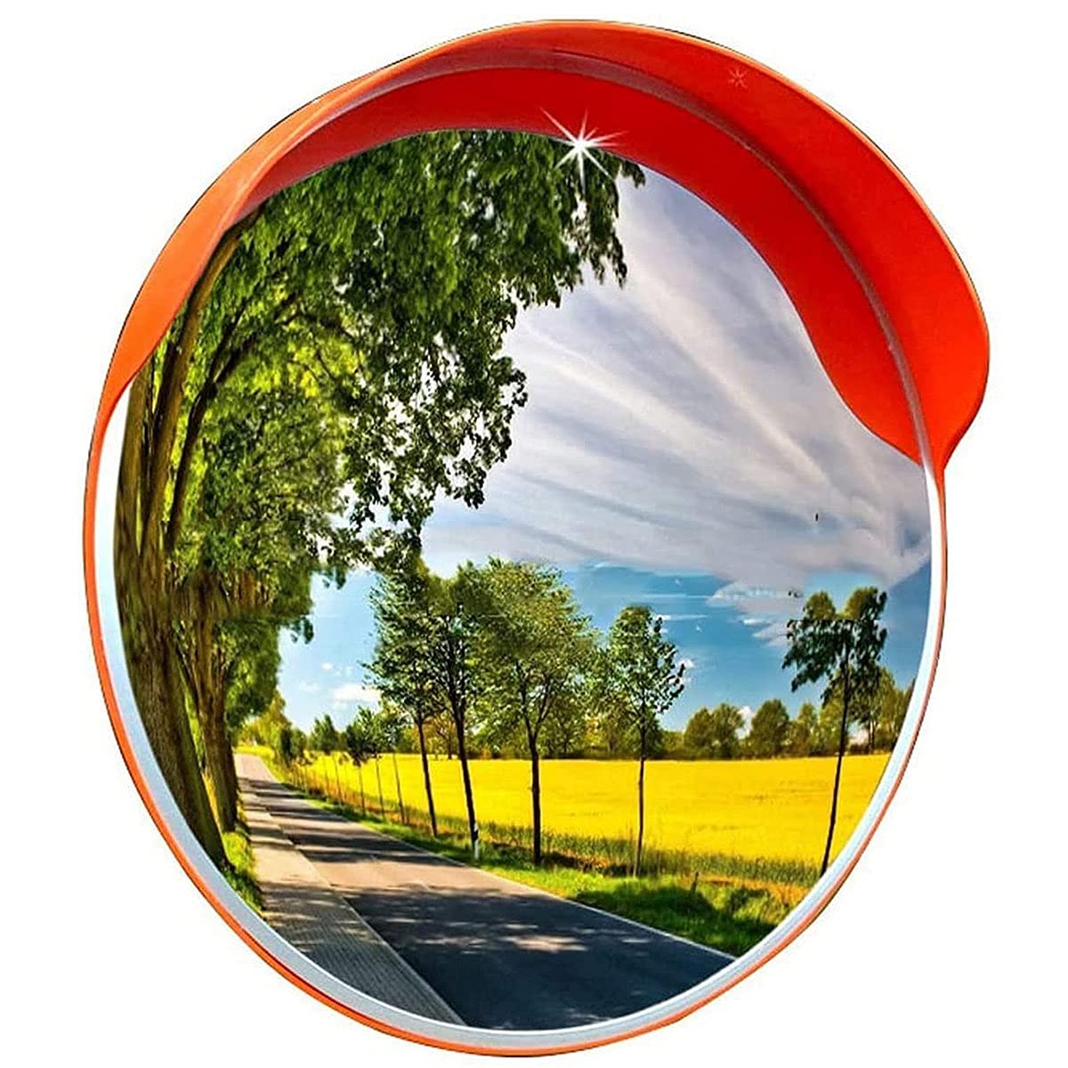 Miroir de sécurité de voiture pour bureau et angle mort de garage 60 cm