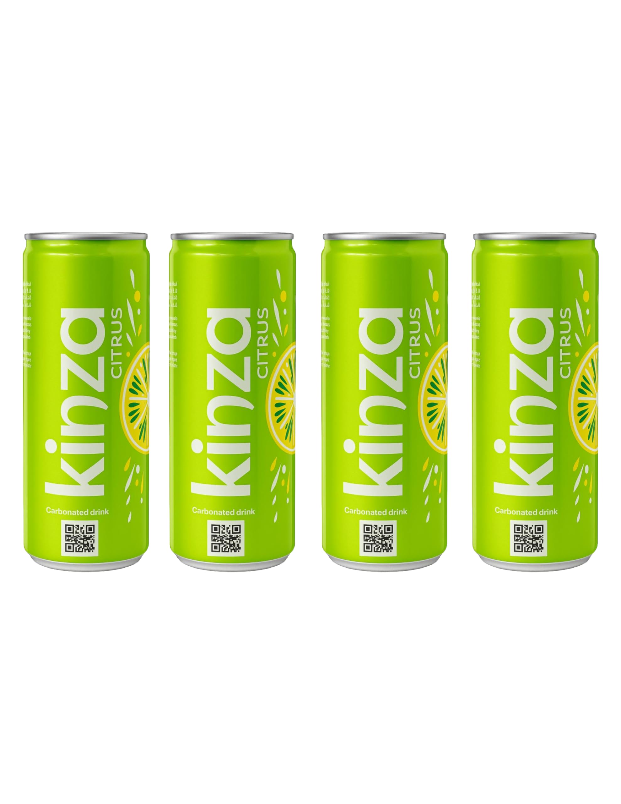 Kinza CitrusCarbonated Soft Drink Pack of 4 X 250ml Imported Beverage - Saudi Arabia (Citrus)-image-14