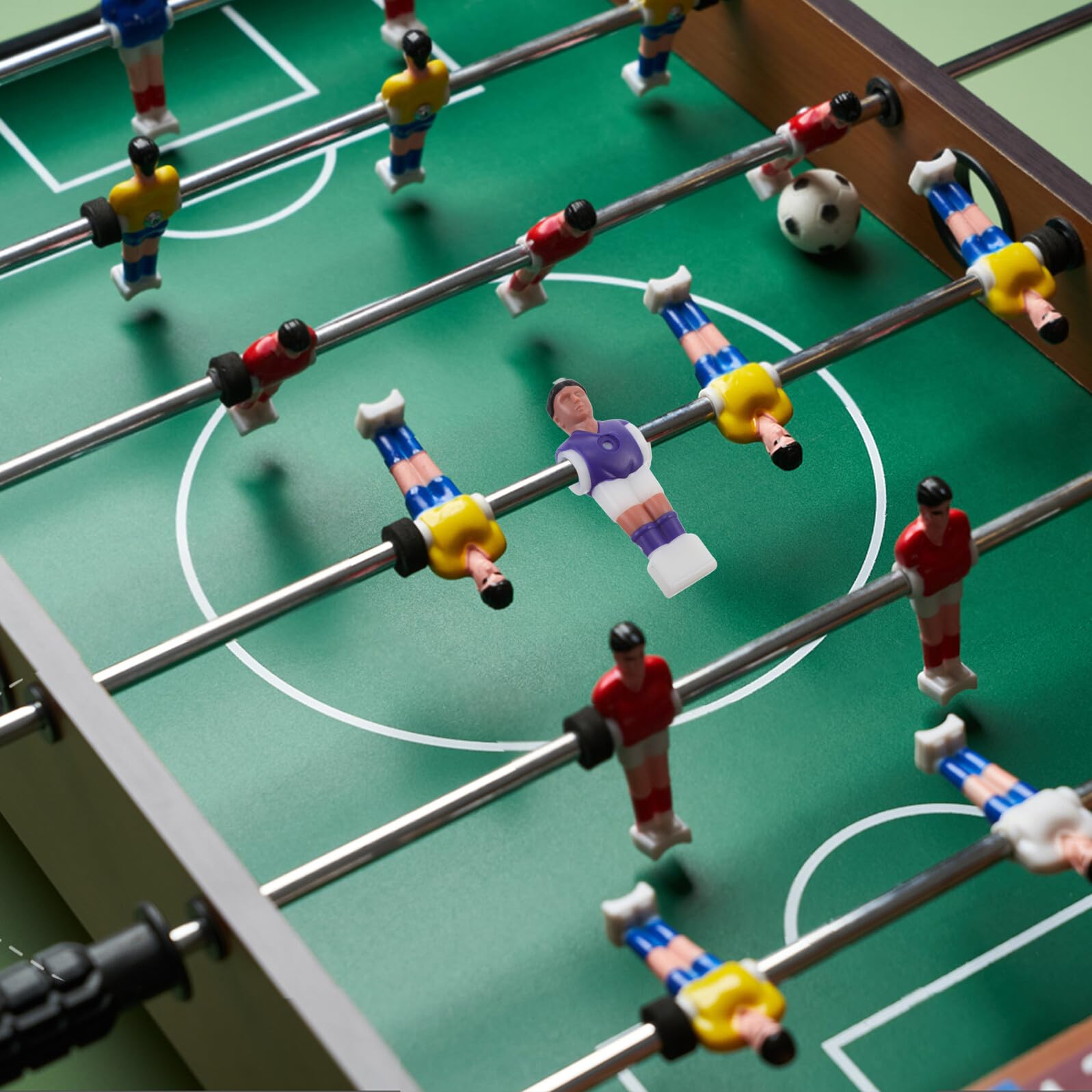 YARNOW Accessori per Tavoli da Calcio da Tavolo Mini Action Figure di Giocatori di Calcio in Resina Accessori per Giochi da Tavolo Completi senza Attrezzi come Bomboniere