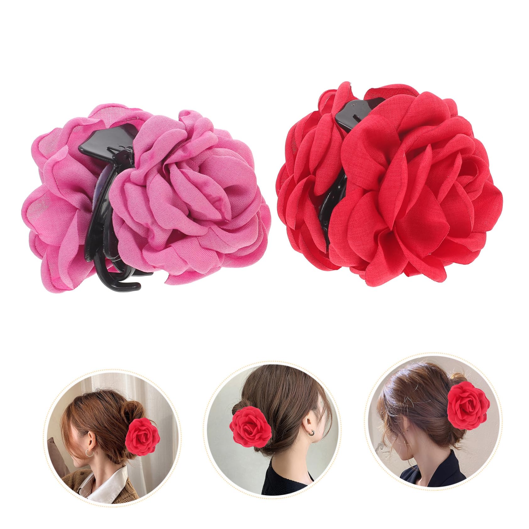 Healeved 8stücke Große Haarklammer Elegante Haarspangen Für Dickes Haar Rutschfeste Haaraccessoires Und Rosé Zum Frisieren Und Dekorieren Von Hochsteckfrisuren