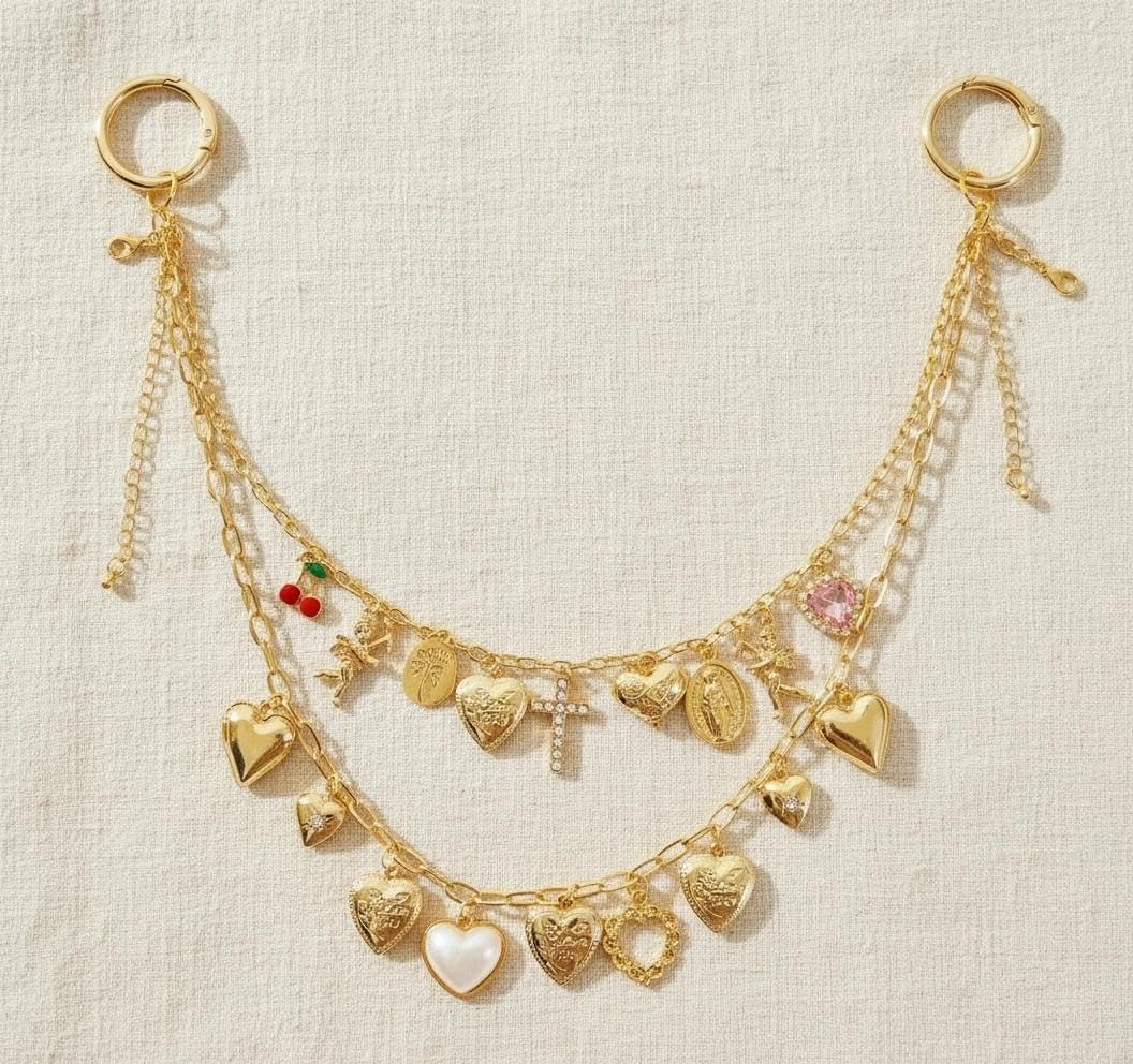 Keychain for Women, Bag Charm, Hand-Woven Key Chain, Aesthetic Keychain, Bag Accessories Charms for Handbag, Backpack(Style 111 - Image 2