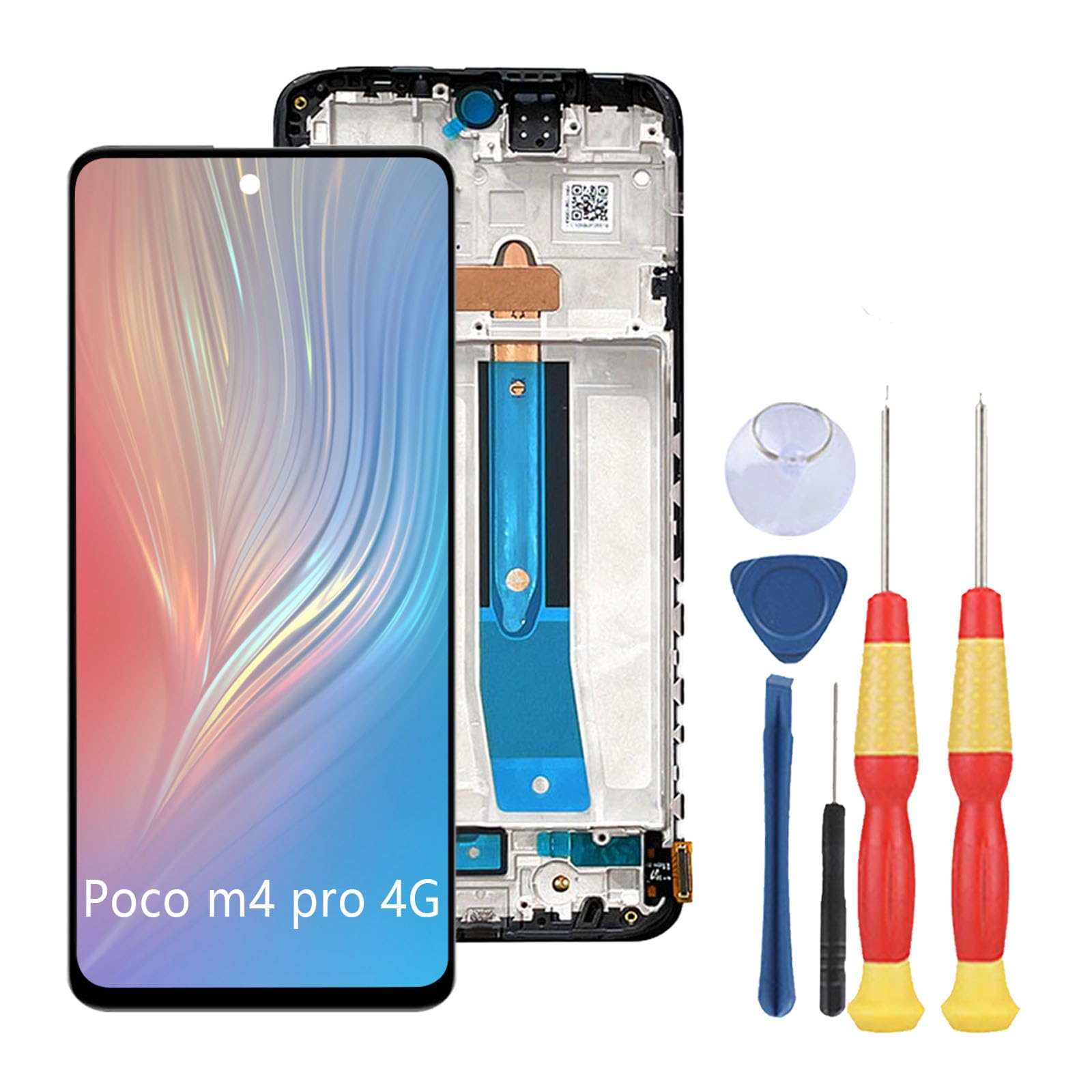 RongZy Screen For Xiaomi Poco M4 Pro 4G 2201117PI 2201117PG LCD Touch