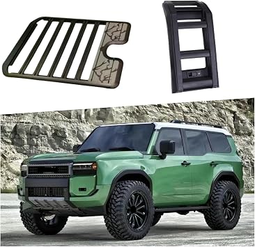 Roof Rack Basket Cargo Carrier Luggage Rack Basket Foldable Liftable Ladder for Land Cruiser Prado J250 LC250 2024 2025